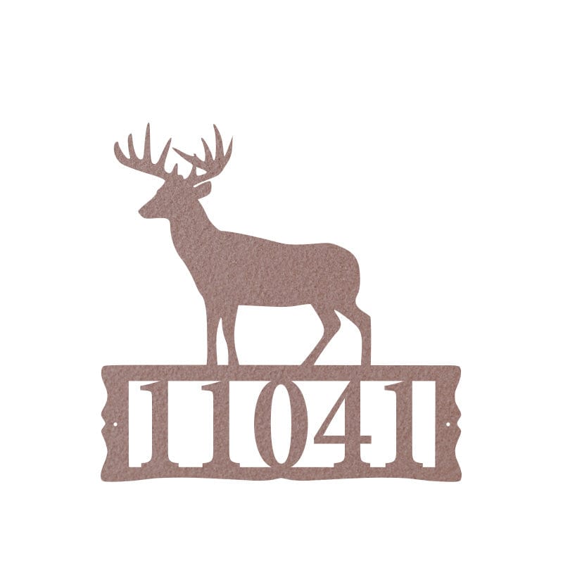 Deer Address Sign