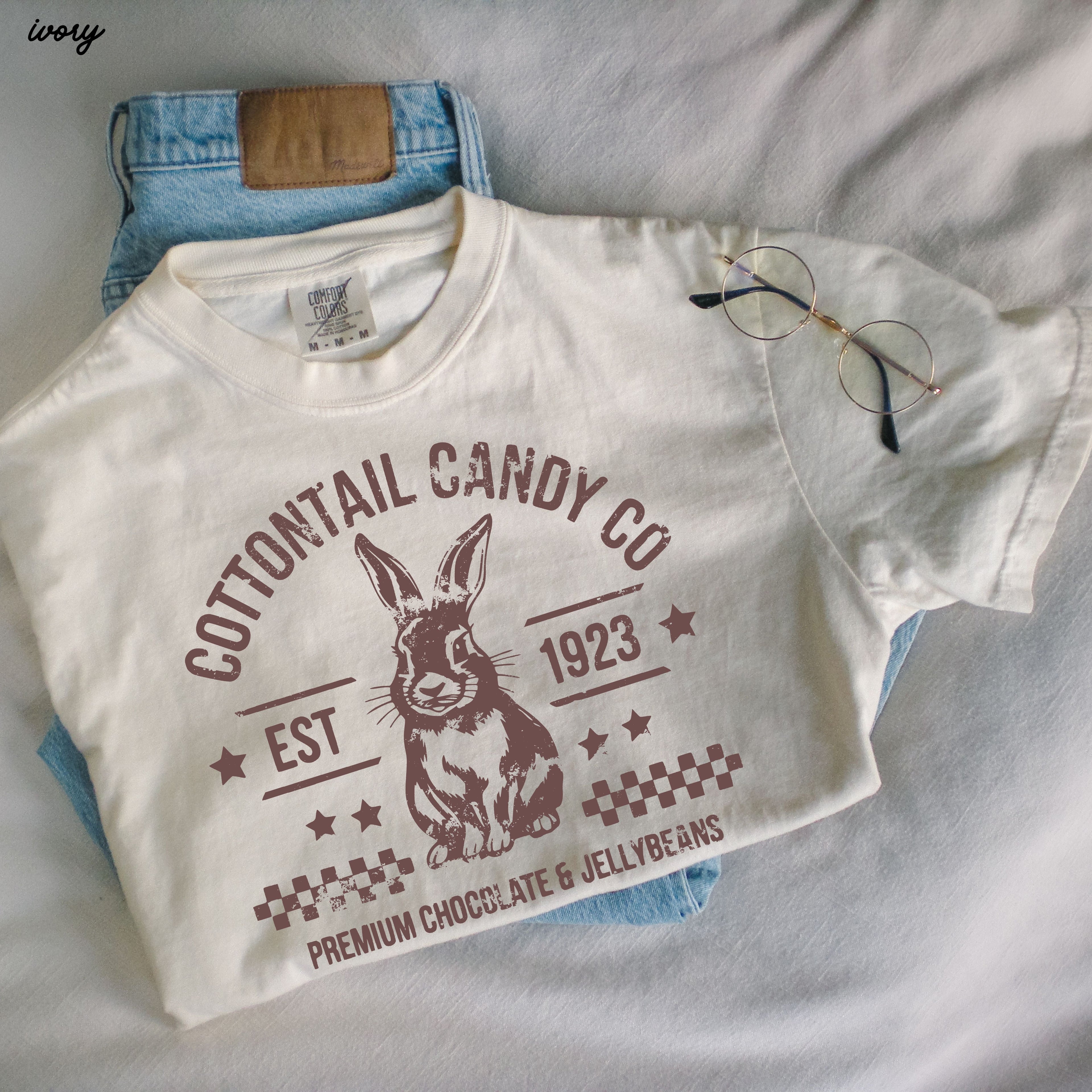 Cottontail Candy Co Comfort Colors Tee *14 Colors (S-3X)