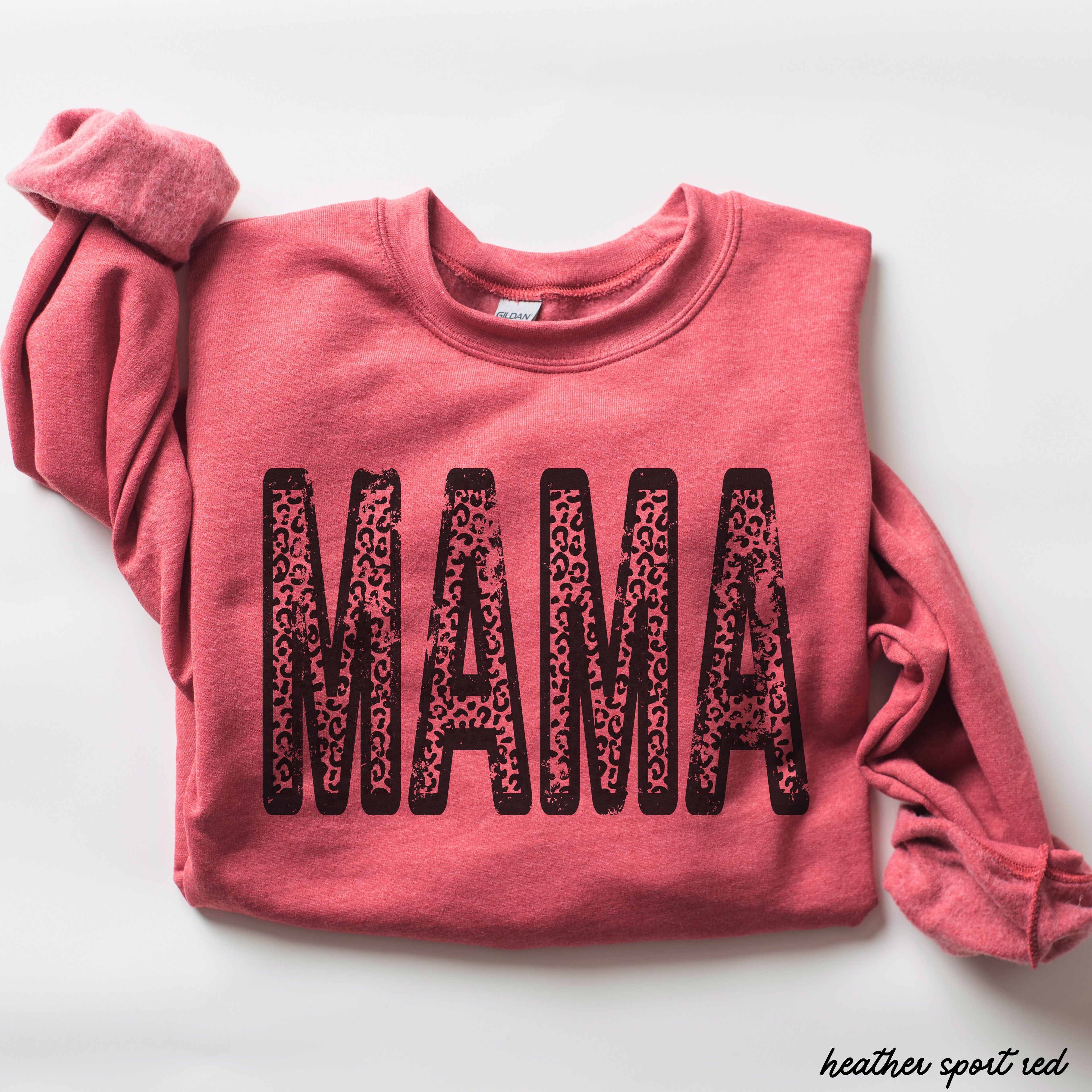Leopard Mama Sweatshirt *8 Colors (S-3X)