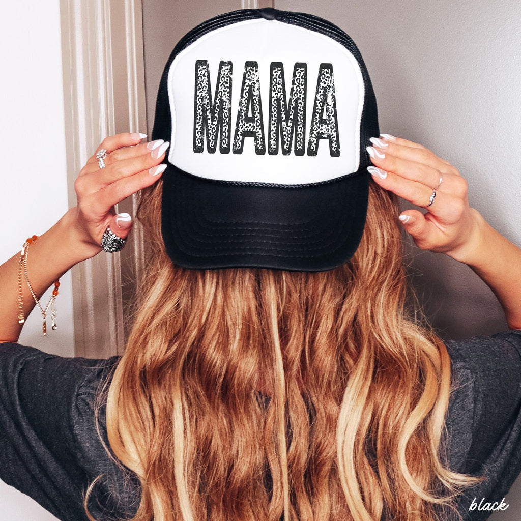 Leopard Mama Trucker Hat *8 COLORS