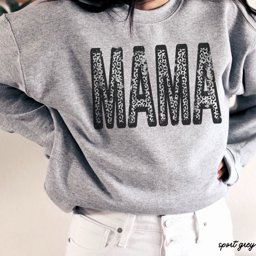 Leopard Mama Sweatshirt *8 Colors (S-3X)