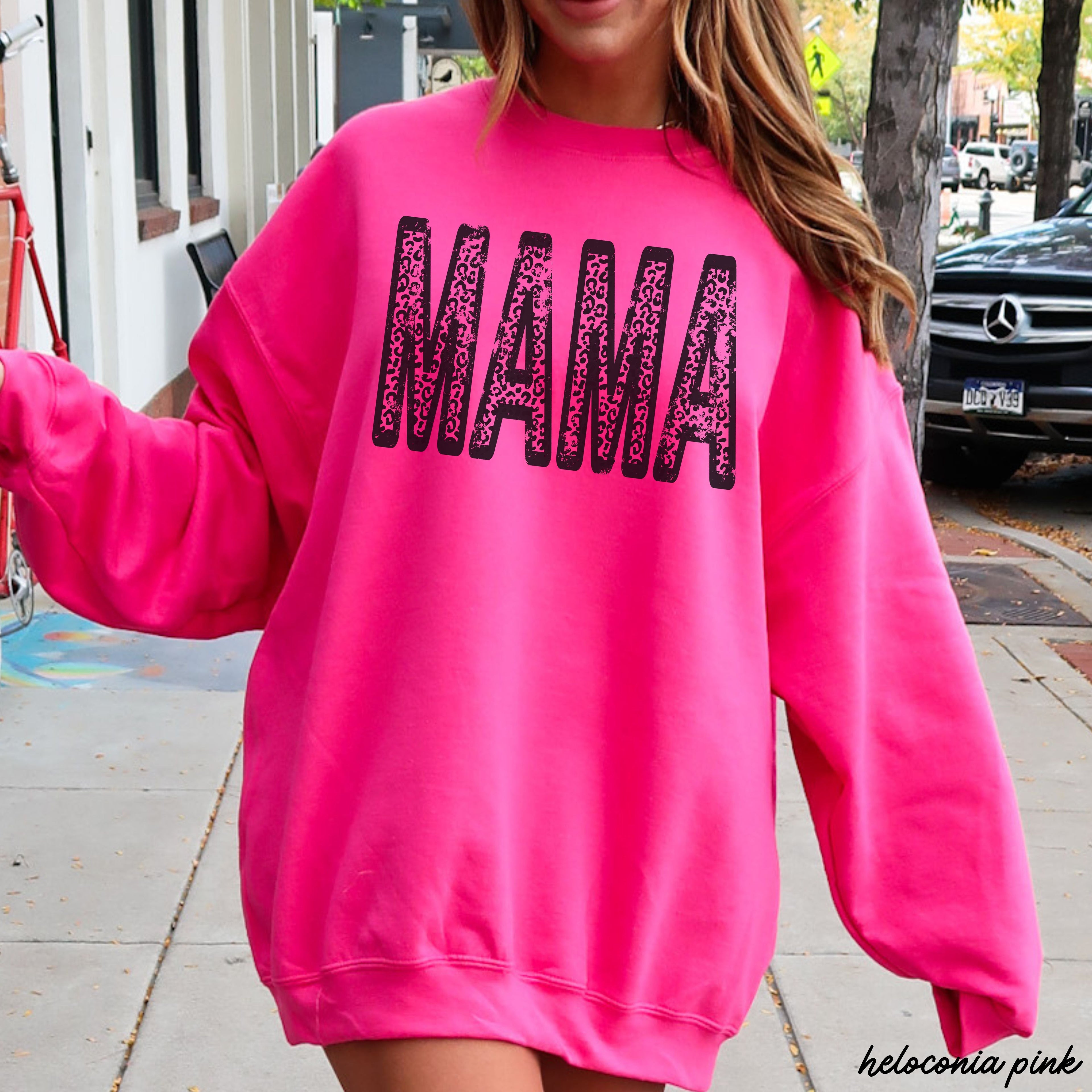 Leopard Mama Sweatshirt *8 Colors (S-3X)