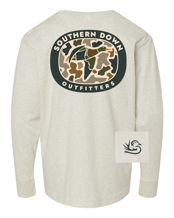 Duck Camo Youth LS Tee