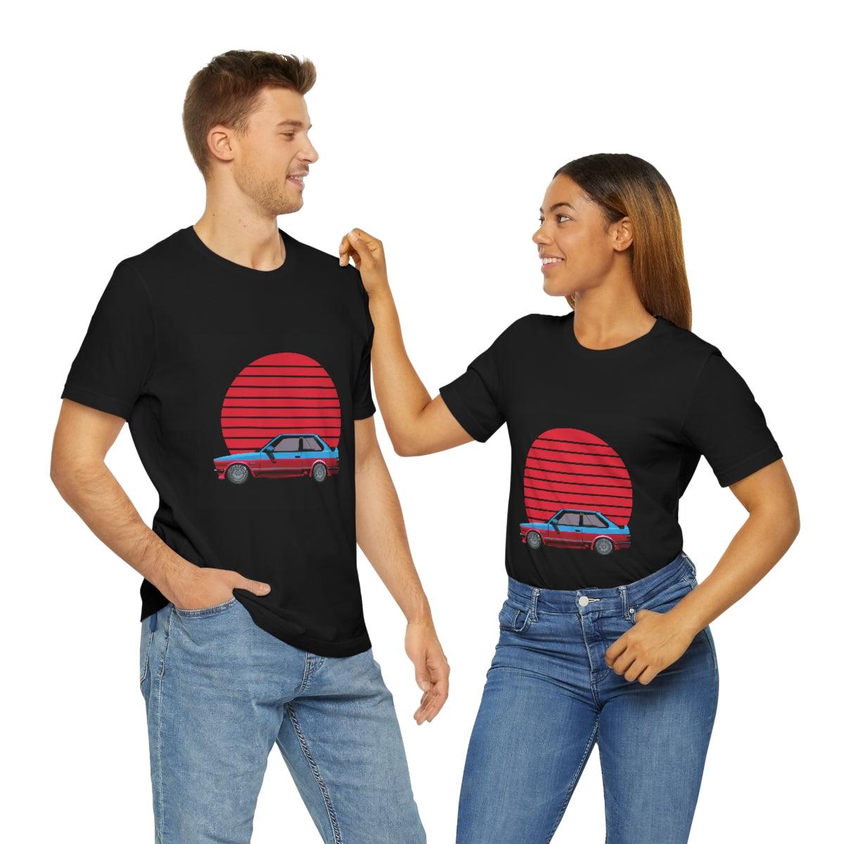vintage style e30 2 door tshirt