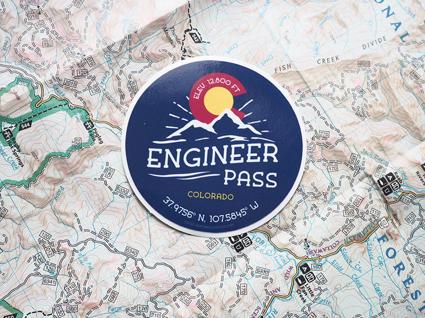 Alpine Loop Colorado Pass Set of 2