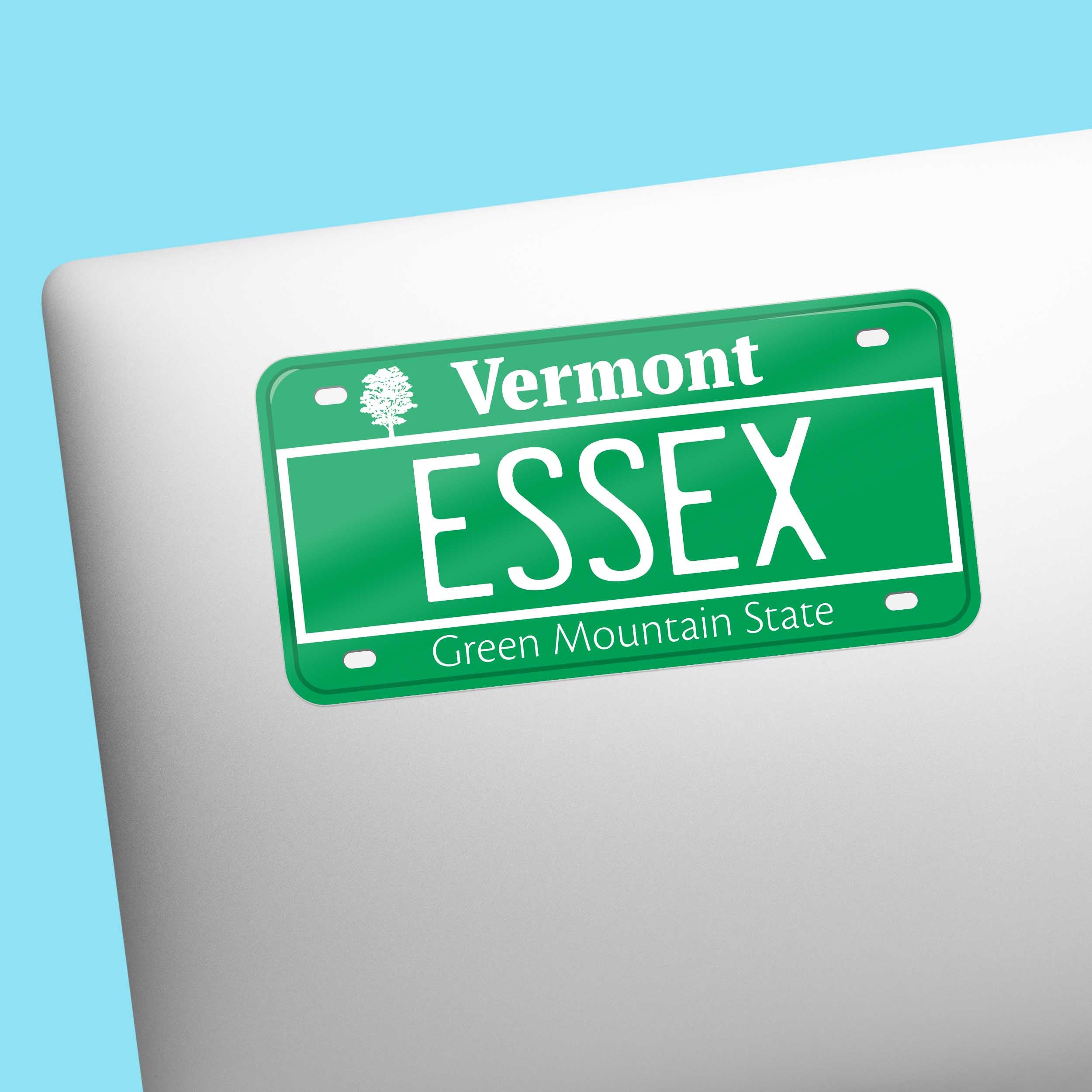 Vermont License Plate Stickers - Choose Your VT City or Saying