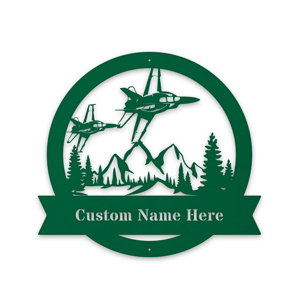 F-18 Super Hornet Custom Metal Sign-Aviator Gift