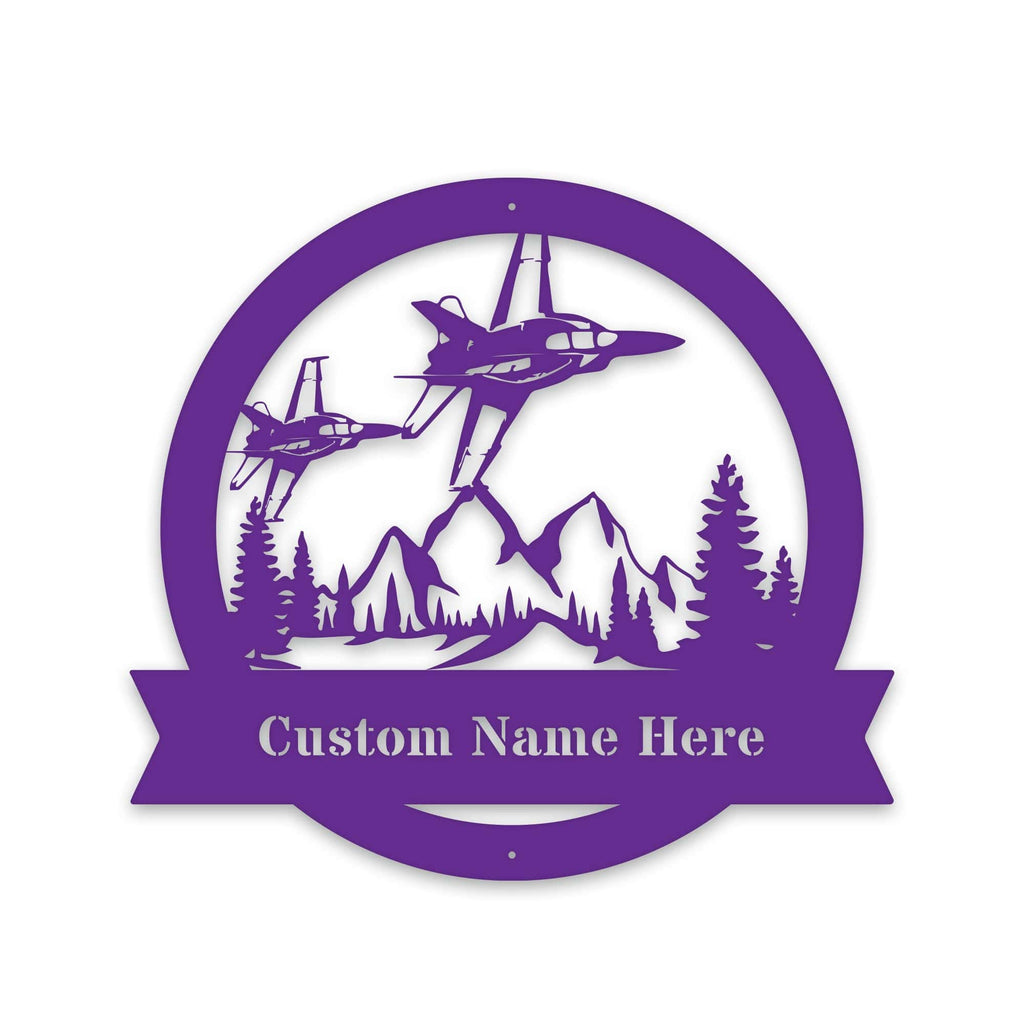 F-18 Super Hornet Custom Metal Sign-Aviator Gift