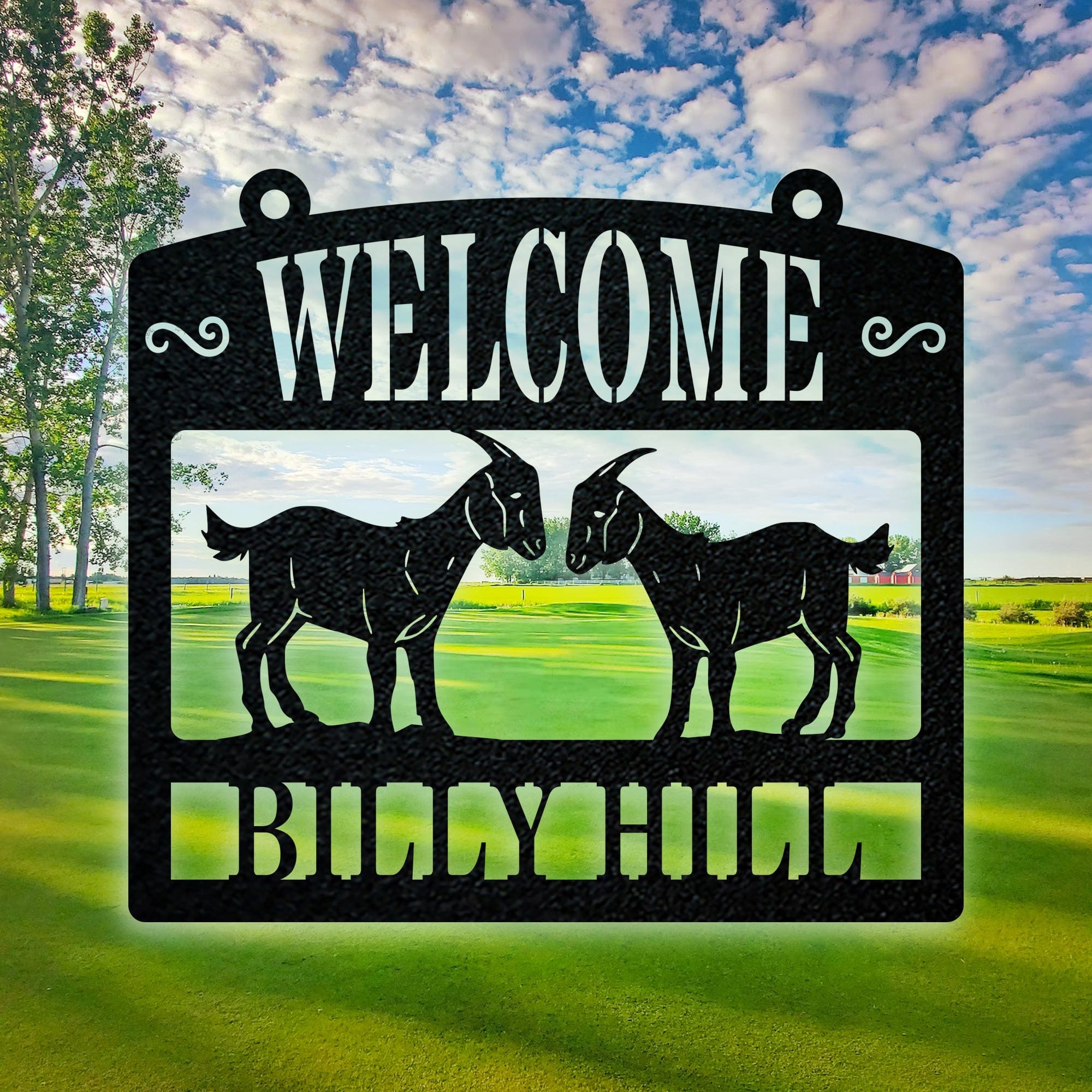 Farm & Ranch WELCOME Animals Monogram - Farm Life Edition