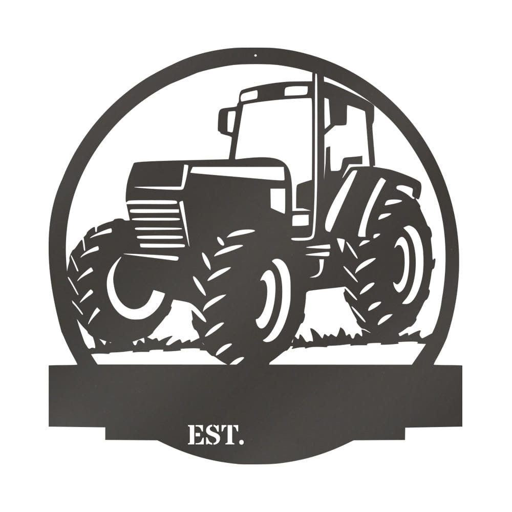 Farm Tractor Monogram