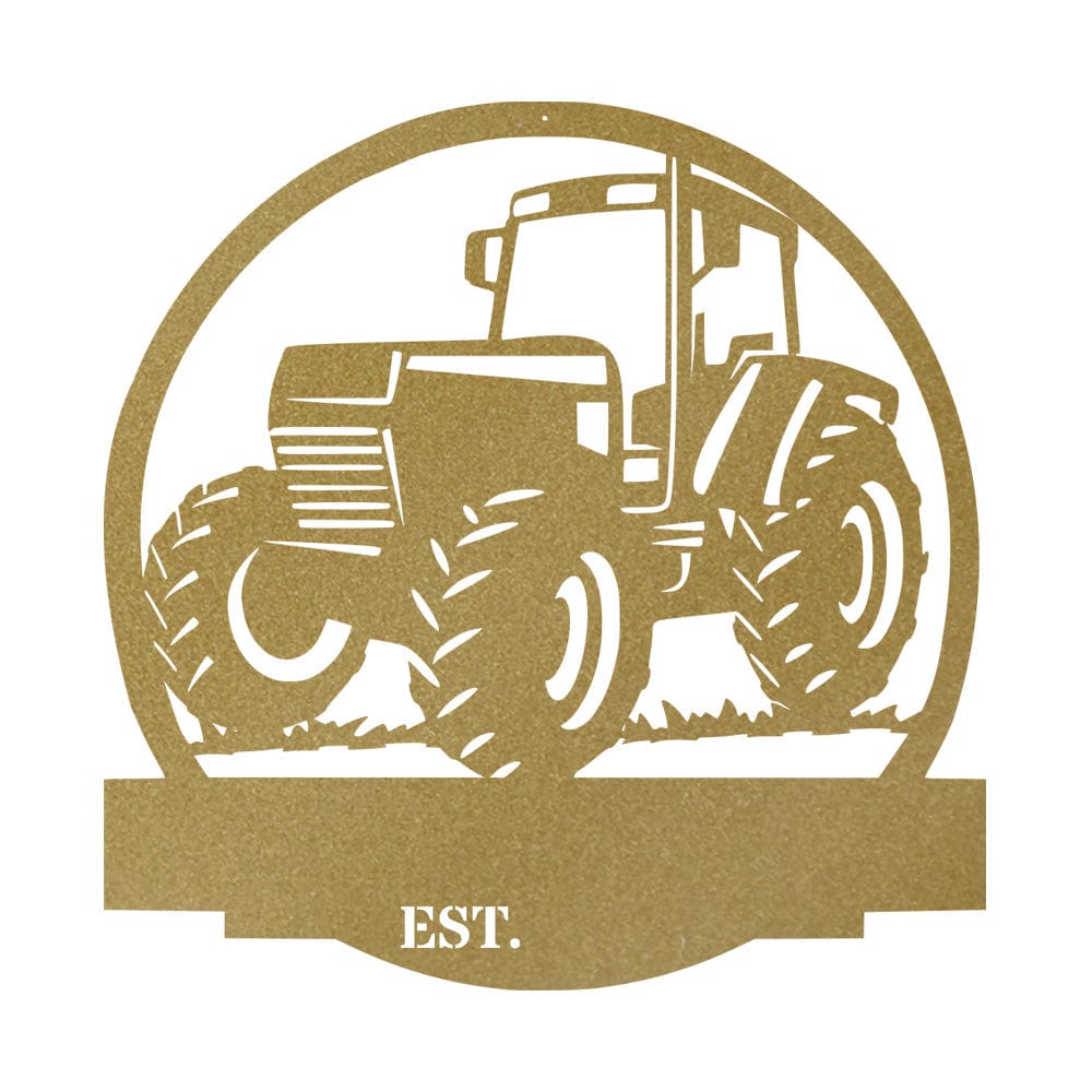 Farm Tractor Monogram