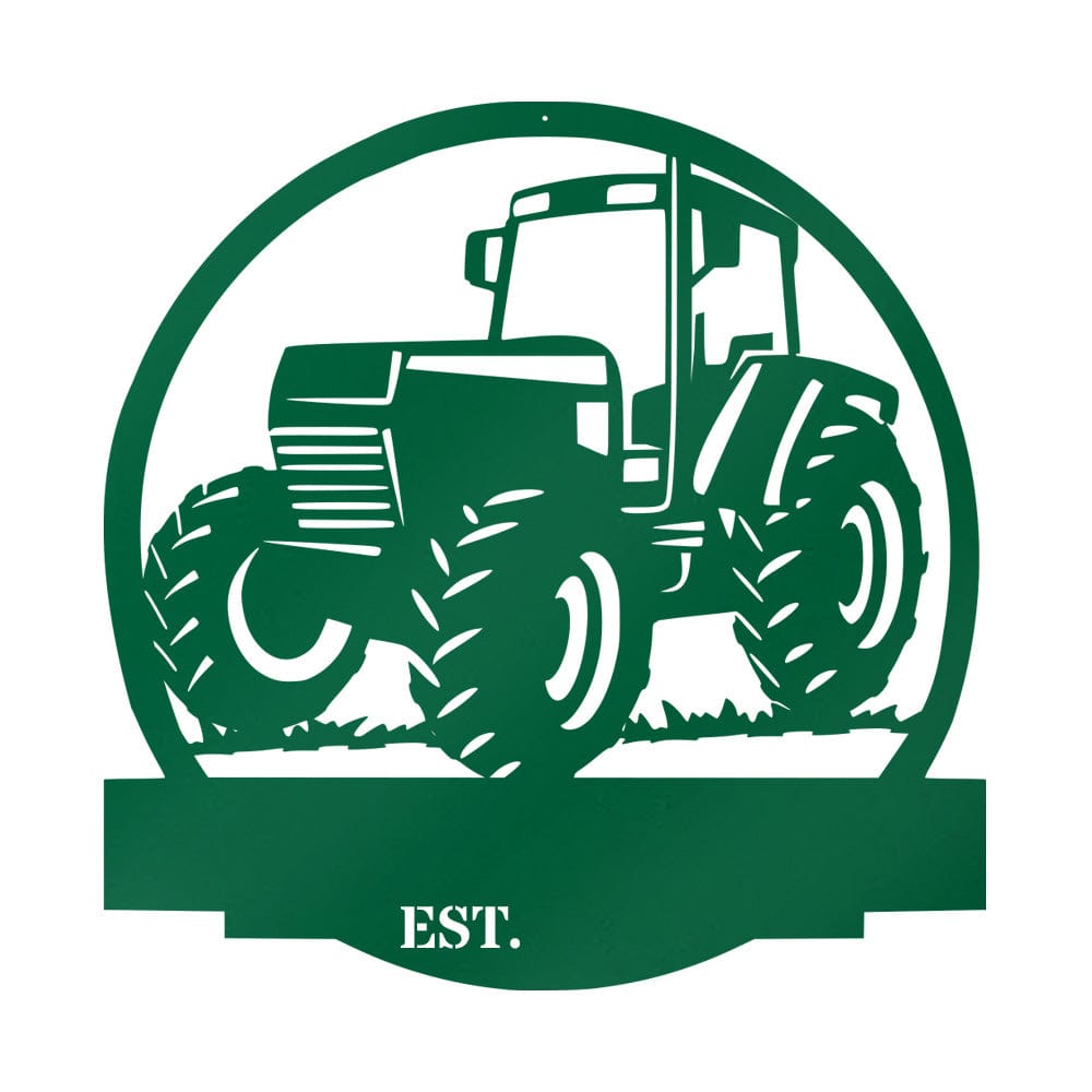 Farm Tractor Monogram