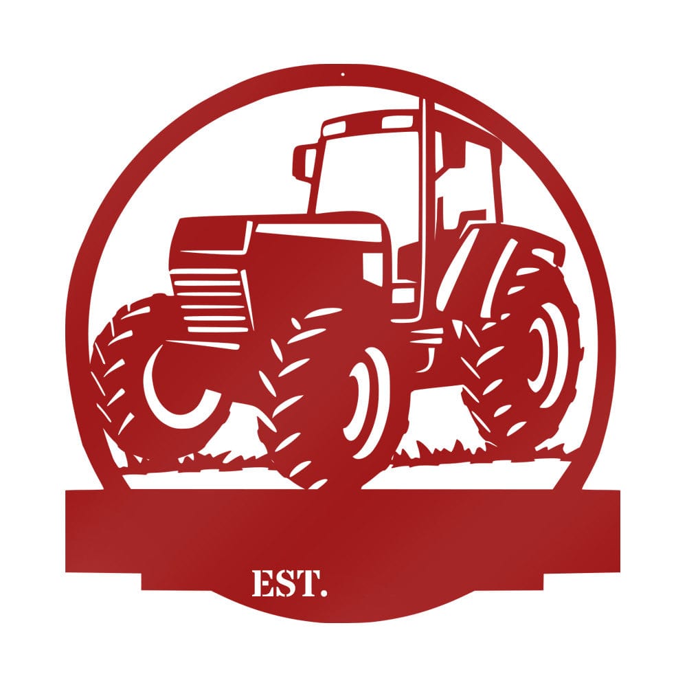 Farm Tractor Monogram