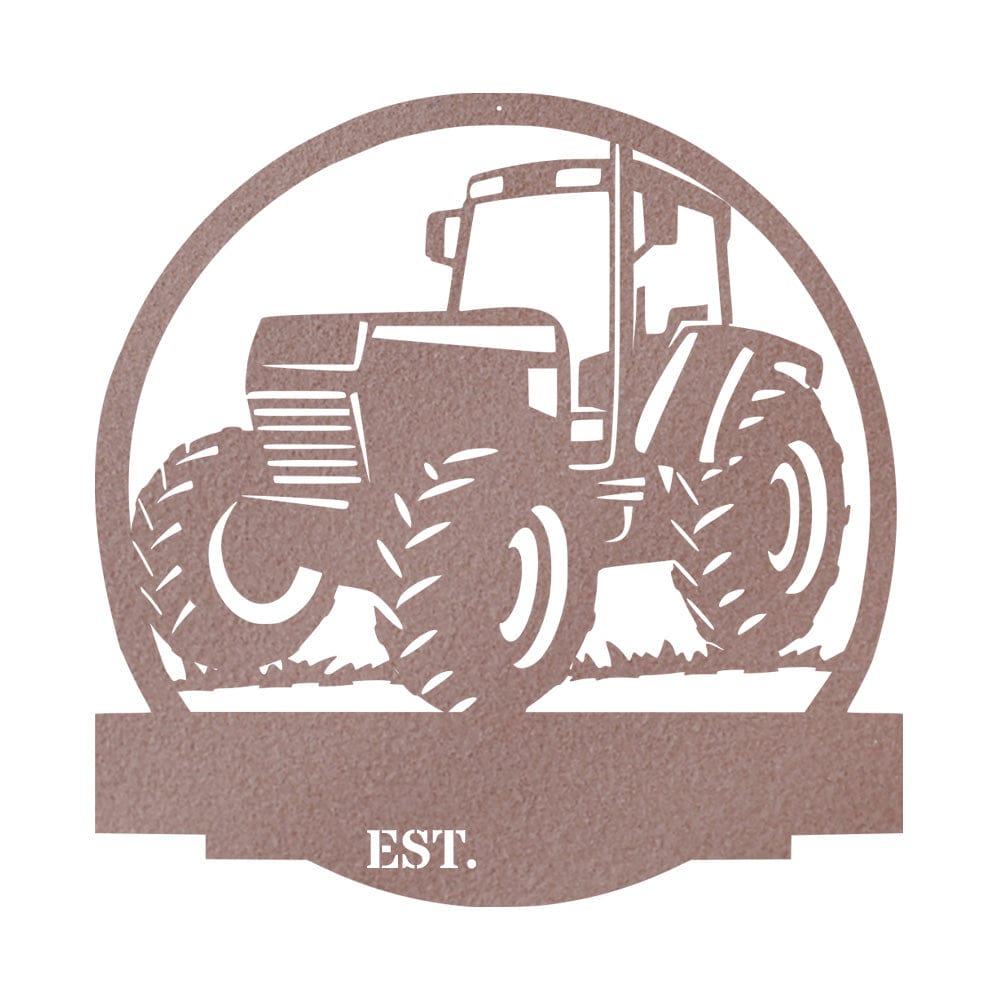 Farm Tractor Monogram