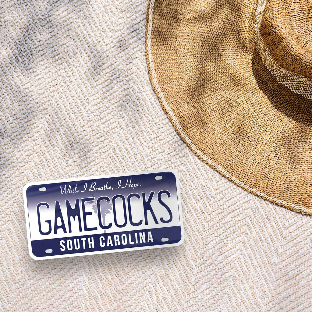 Gamecocks South Carolina License Plate Sticker