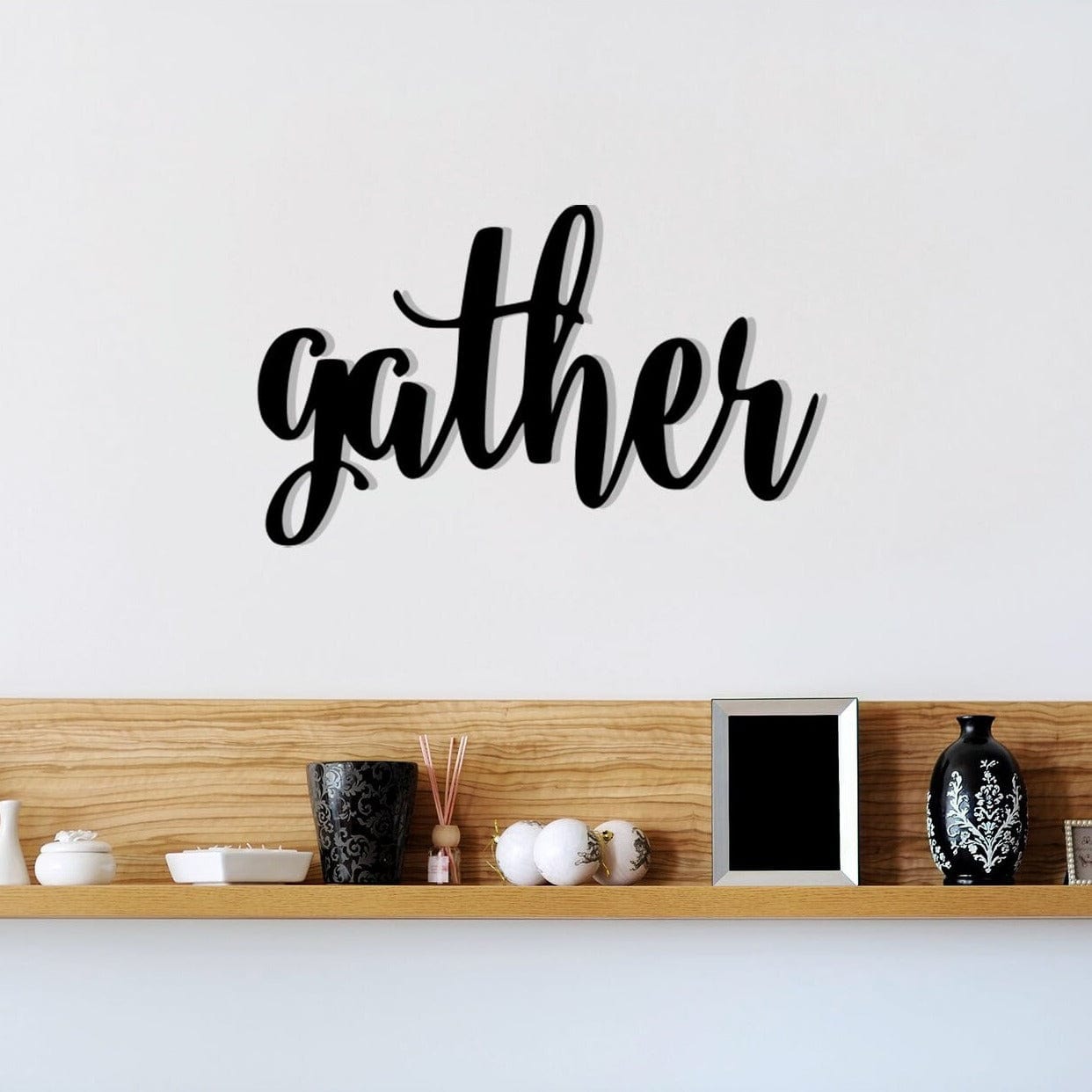 Gather - Metal Sign
