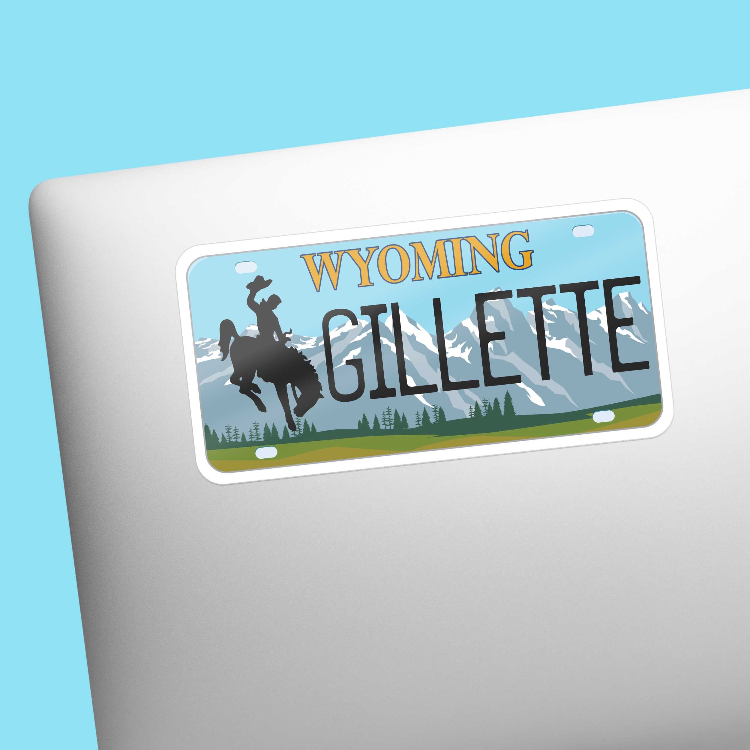 Wyoming License Plate Stickers - Choose Your WY Decal