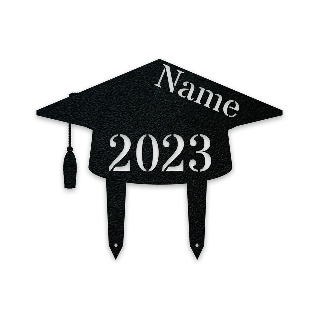 Personalized Graduation Plaque - Custom Graduation Decor Metal Lawn Sign