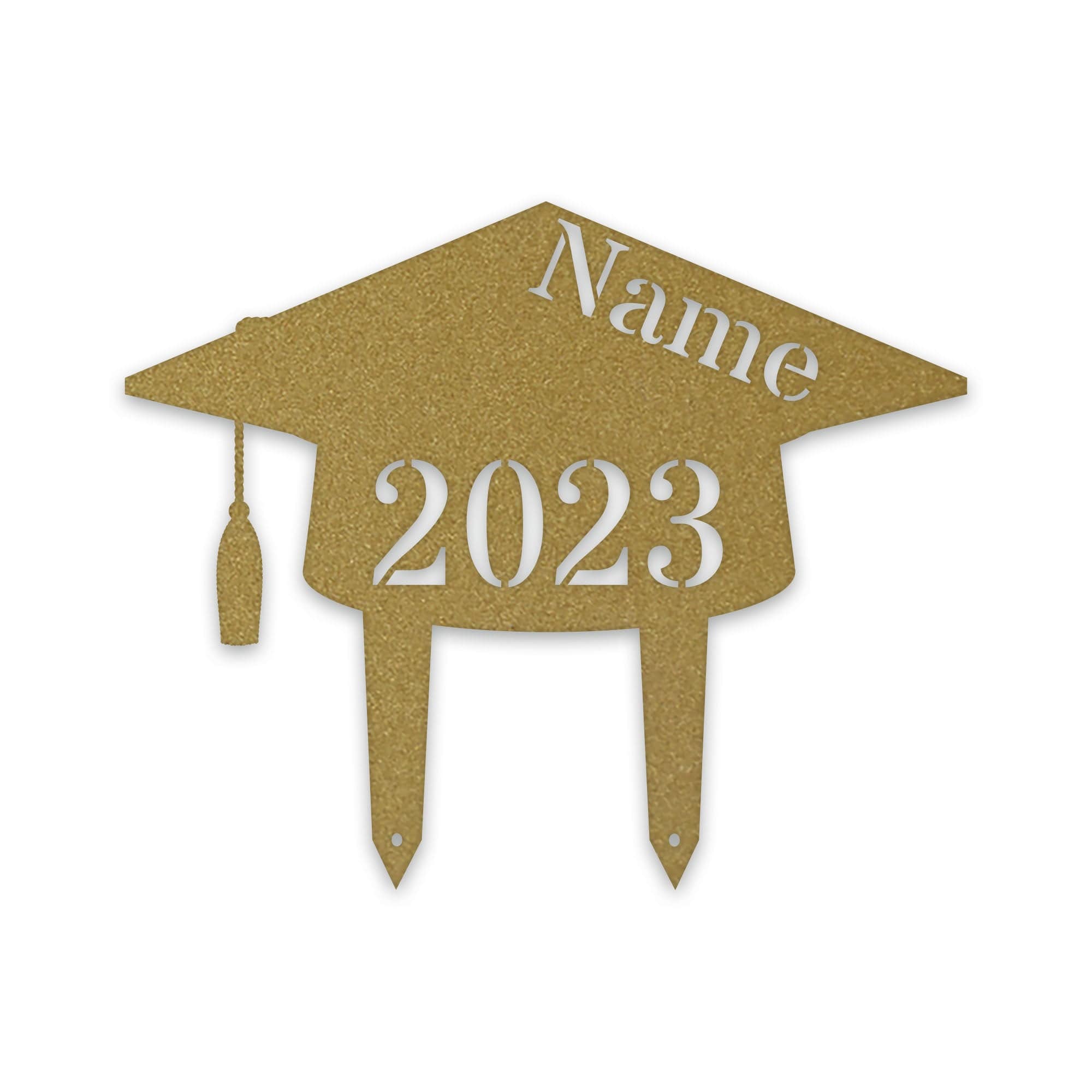 Personalized Graduation Plaque - Custom Graduation Decor Metal Lawn Sign