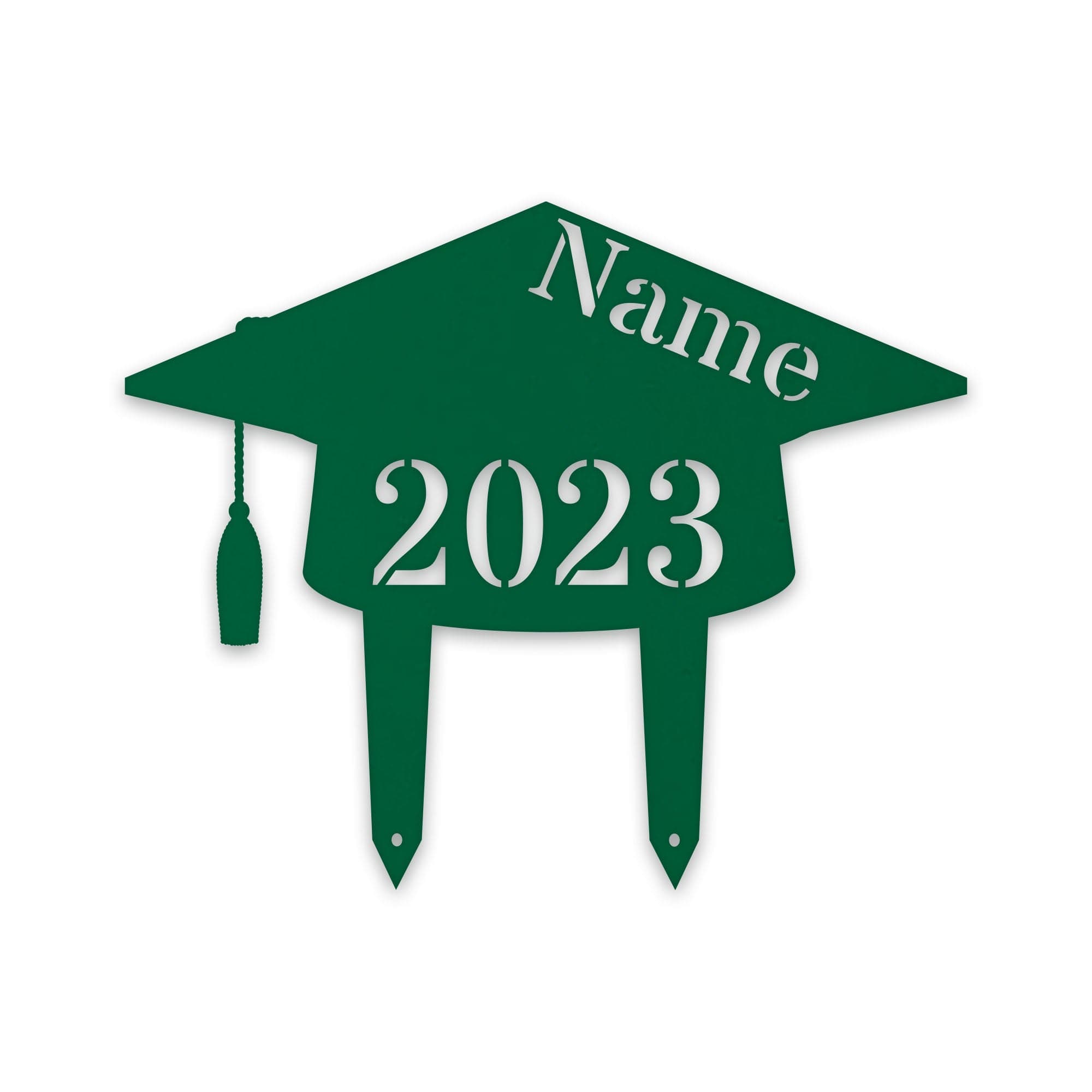 Personalized Graduation Plaque - Custom Graduation Decor Metal Lawn Sign