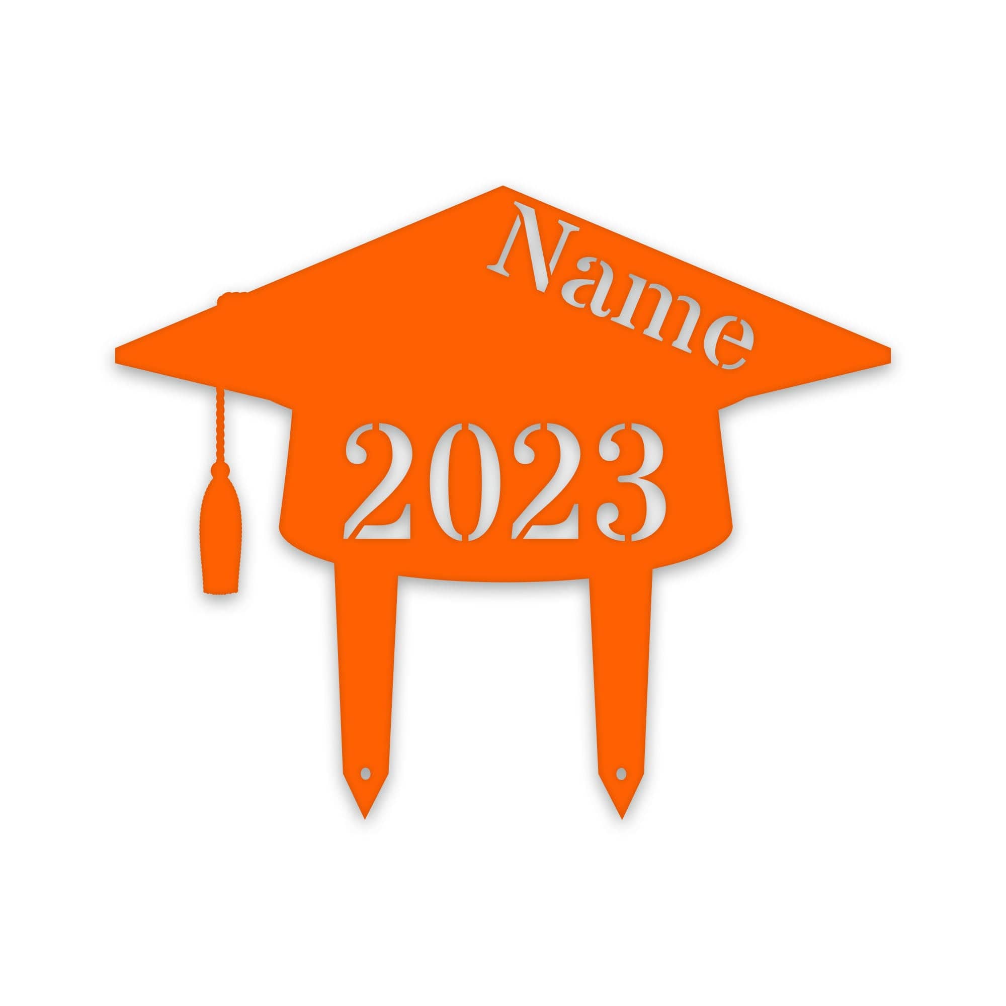 Personalized Graduation Plaque - Custom Graduation Decor Metal Lawn Sign
