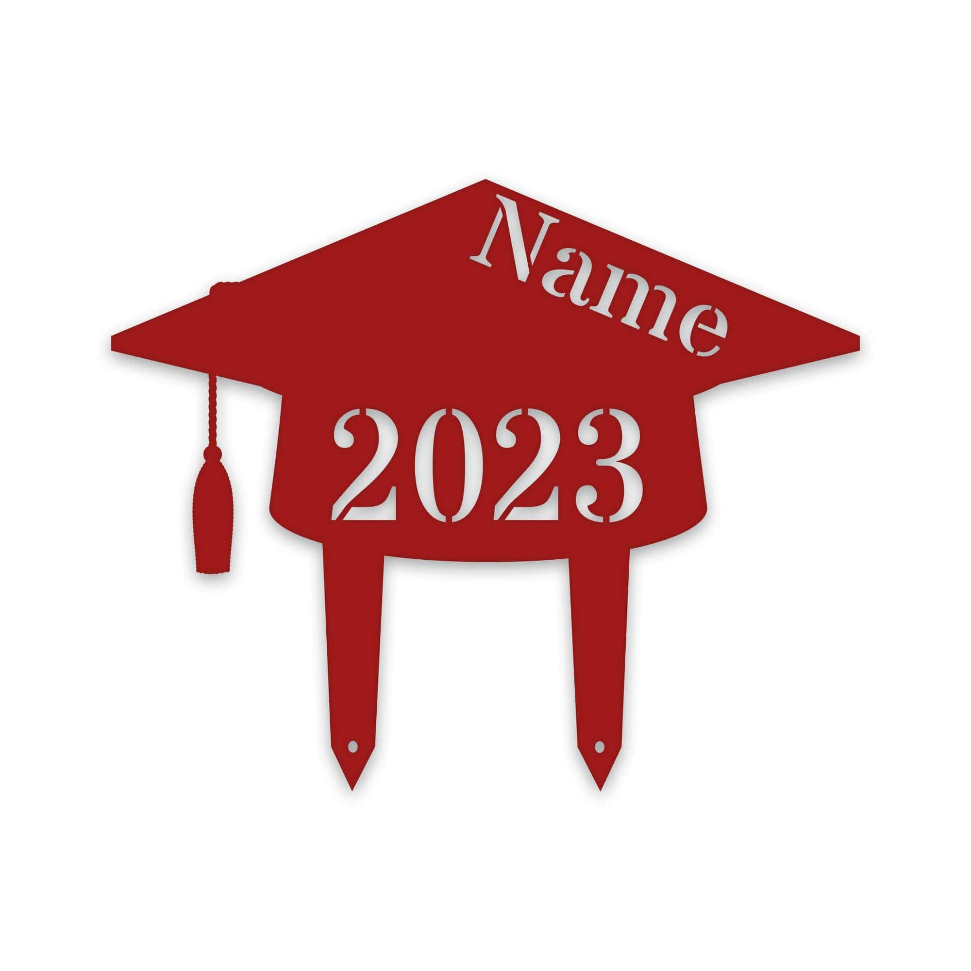 Personalized Graduation Plaque - Custom Graduation Decor Metal Lawn Sign