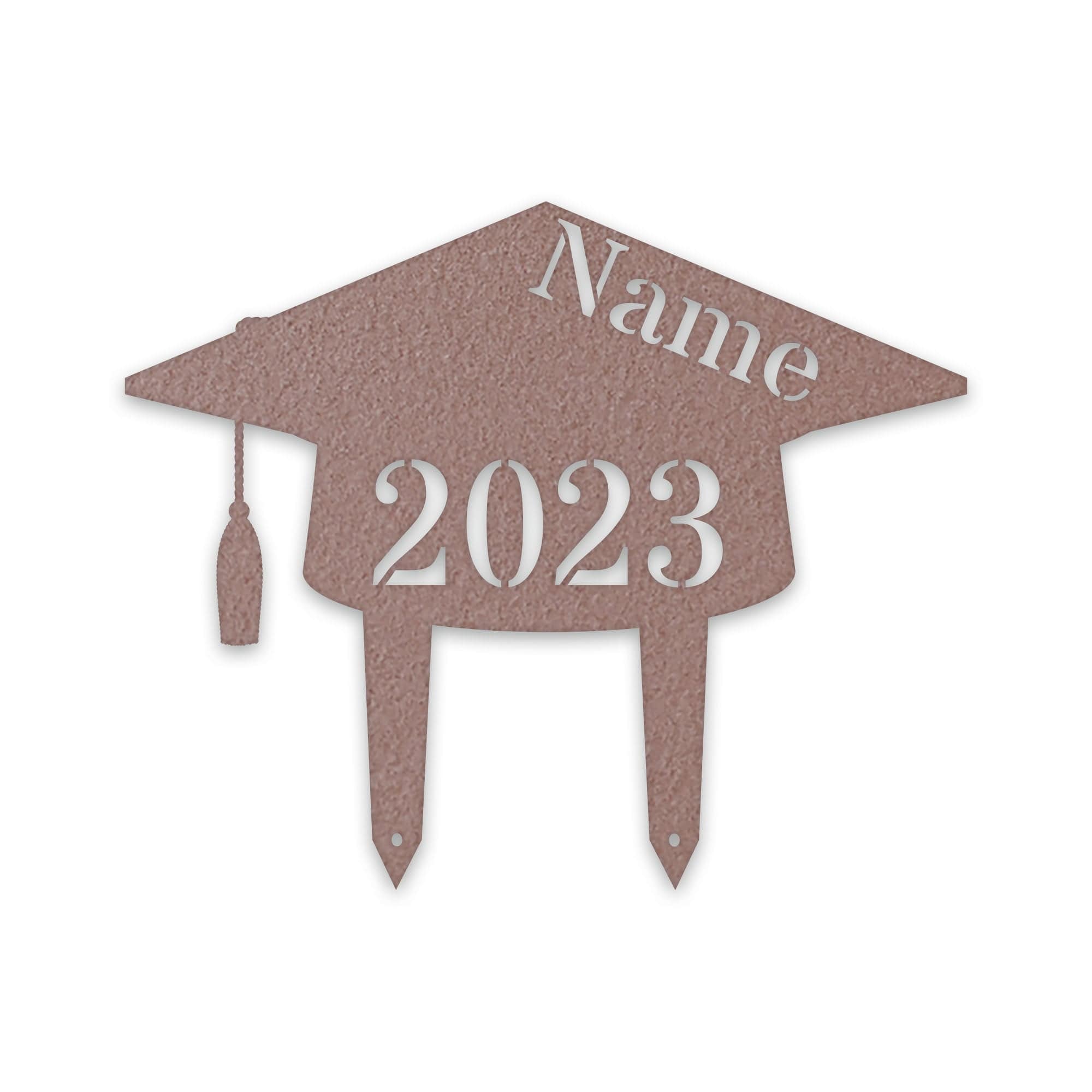 Personalized Graduation Plaque - Custom Graduation Decor Metal Lawn Sign