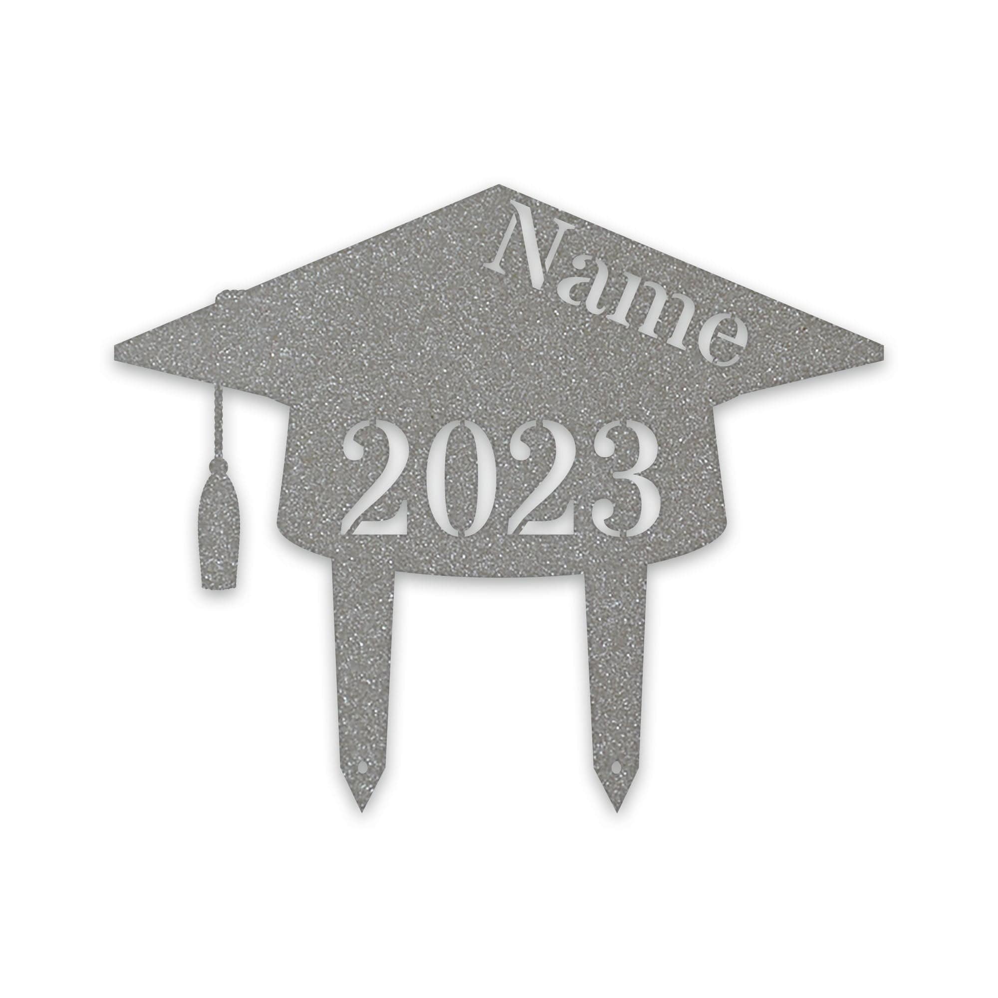 Personalized Graduation Plaque - Custom Graduation Decor Metal Lawn Sign