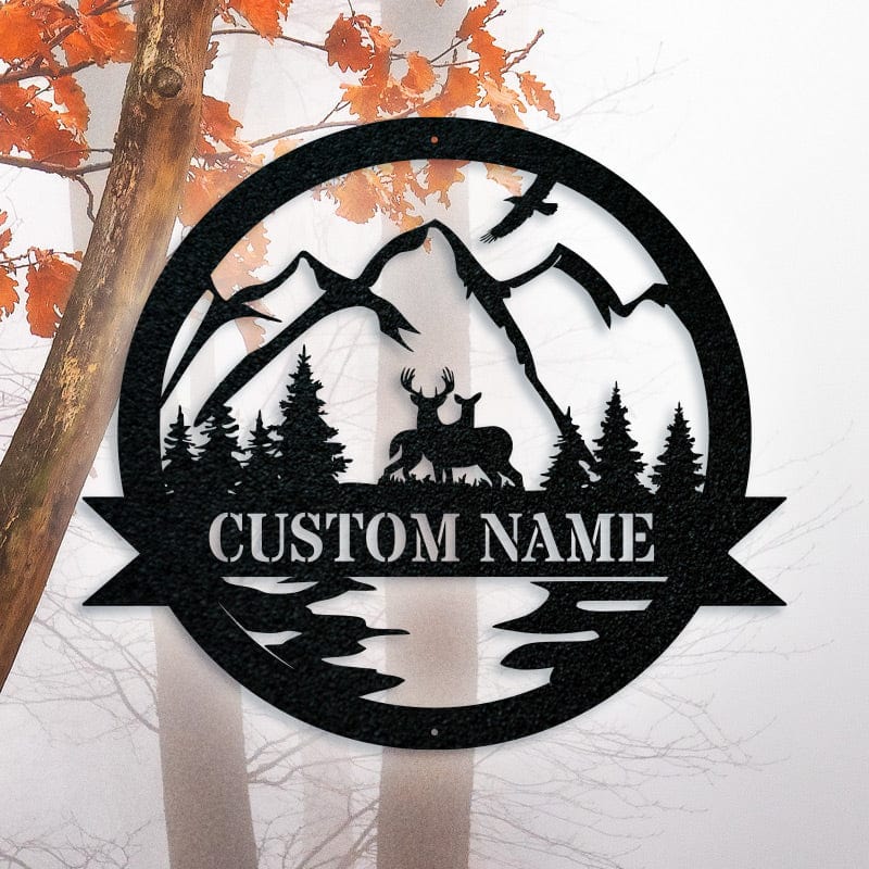 Great Outdoor Deer Monogram