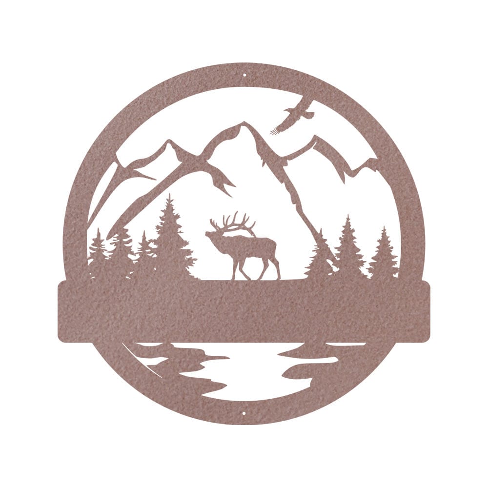 Great Outdoor Elk Monogram