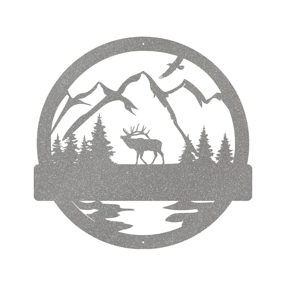 Great Outdoor Elk Monogram