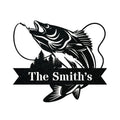 Great Outdoor Walleye Fish Monogram