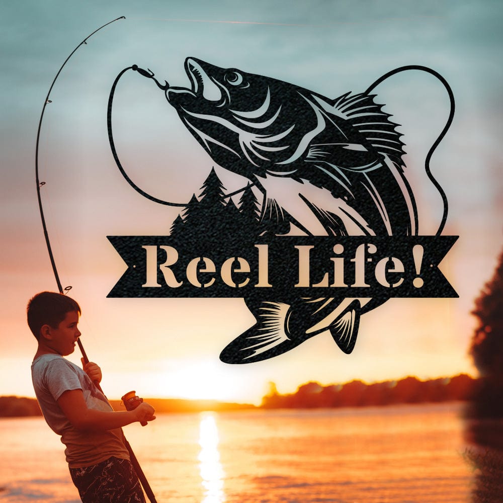 Great Outdoor Walleye Fish Monogram