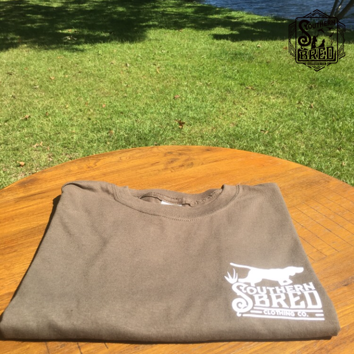 Olive Green Gun Dog T-Shirt