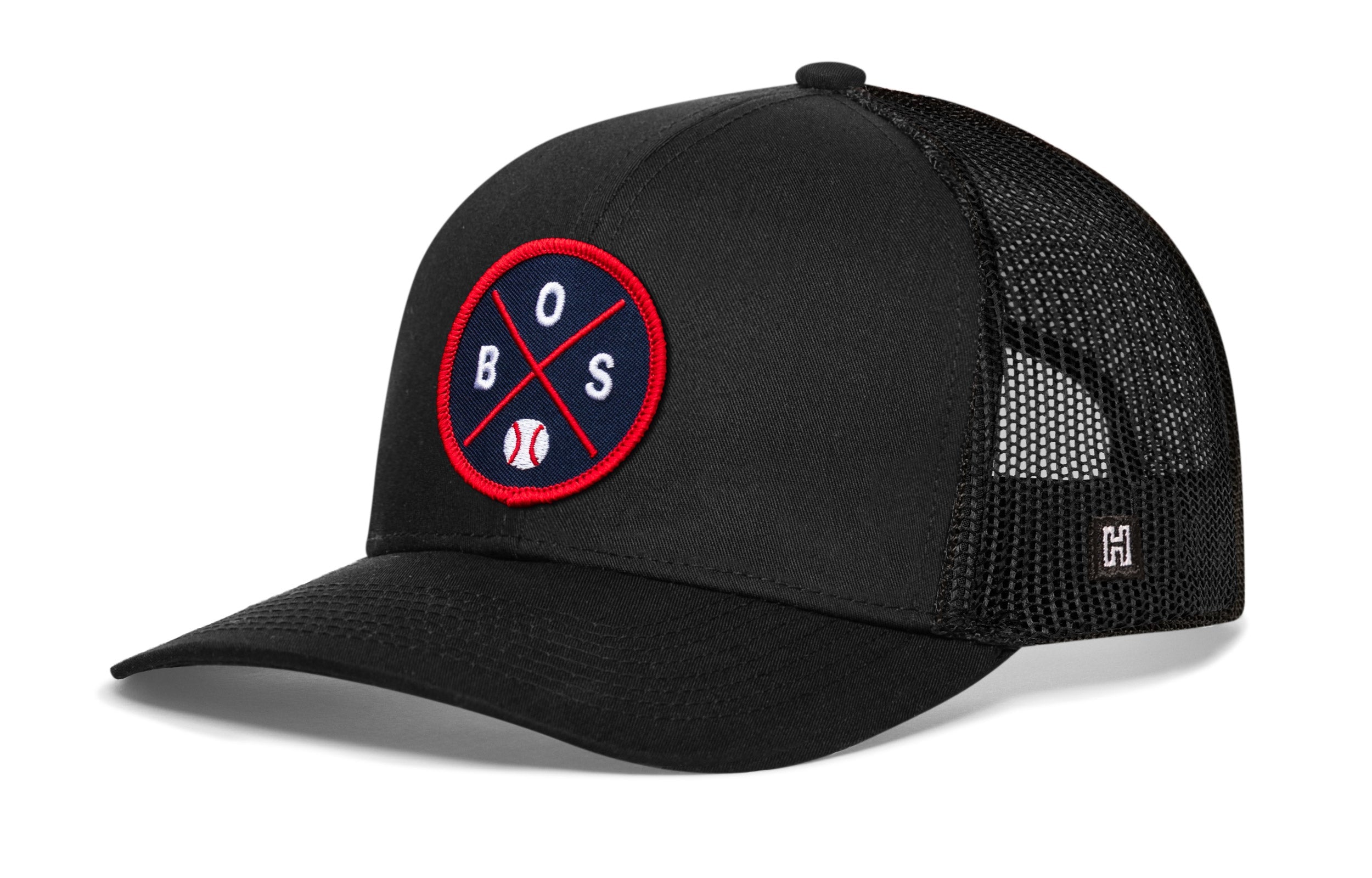Boston Trucker Hat  |  BOS X Baseball Snapback