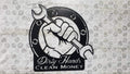 Dirty Hands Clean Money Metal Sign – Hard Work Motivational Wall Art for Shop or Garage