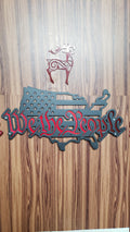 We The People American Flag Metal Wall Art, 2 Layered Cut Steel Wall Decor, Patriotic USA Home or Office Decoration