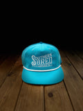 Southern Bred Rope Hat (Snapback Carolina Blue)