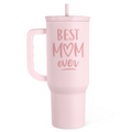 Pink Best Mom Ever Slidemate | Slider Tumbler with Handle 40oz