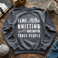 Knitting & 3 People Sweatshirt