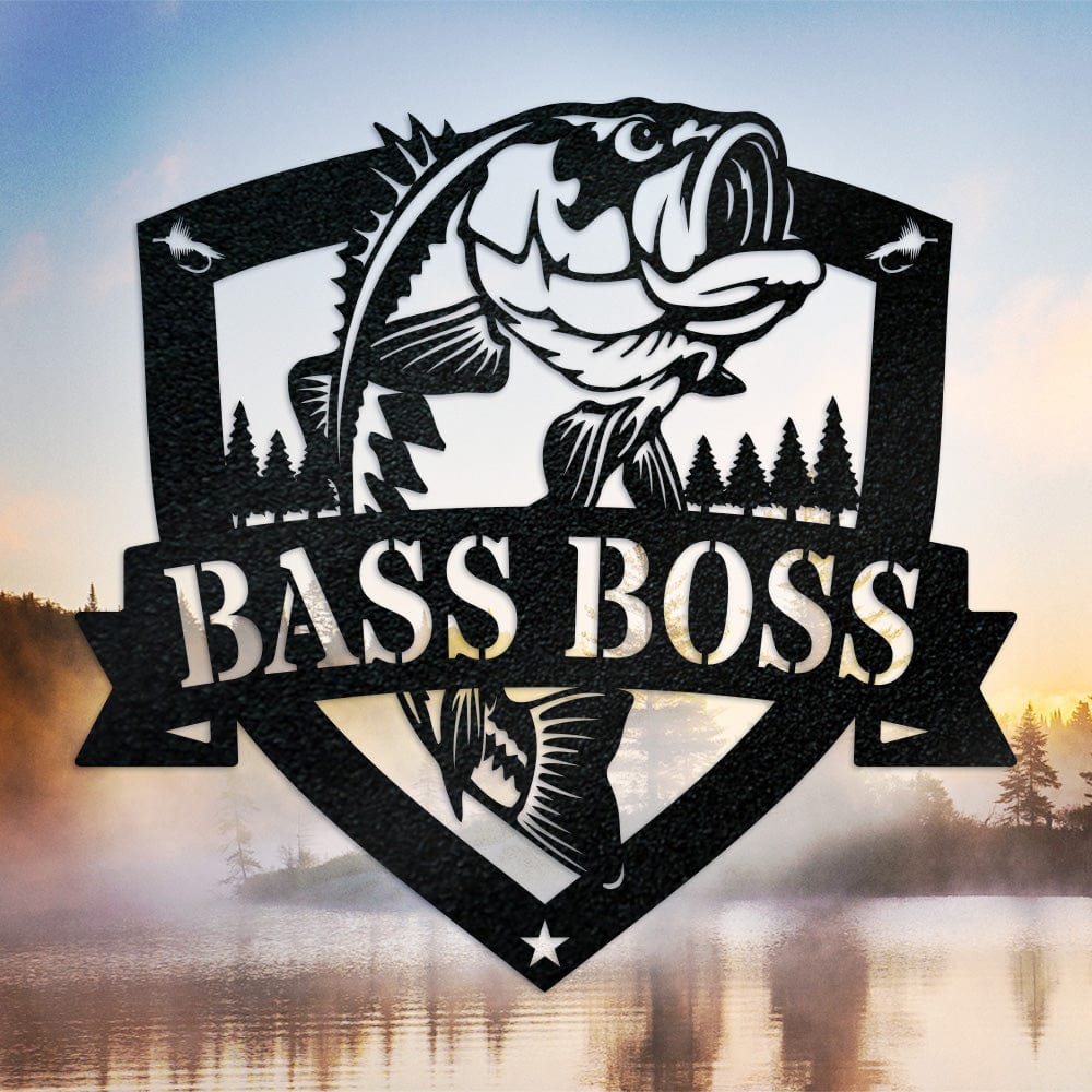 Largemouth Bass Monogram