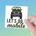 Lets Go Mobile Toyota Land Cruiser FJ40 Bumper Sticker