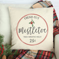 Fresh Cut Mistletoe #11 Pillow Cover 18X18 inch
