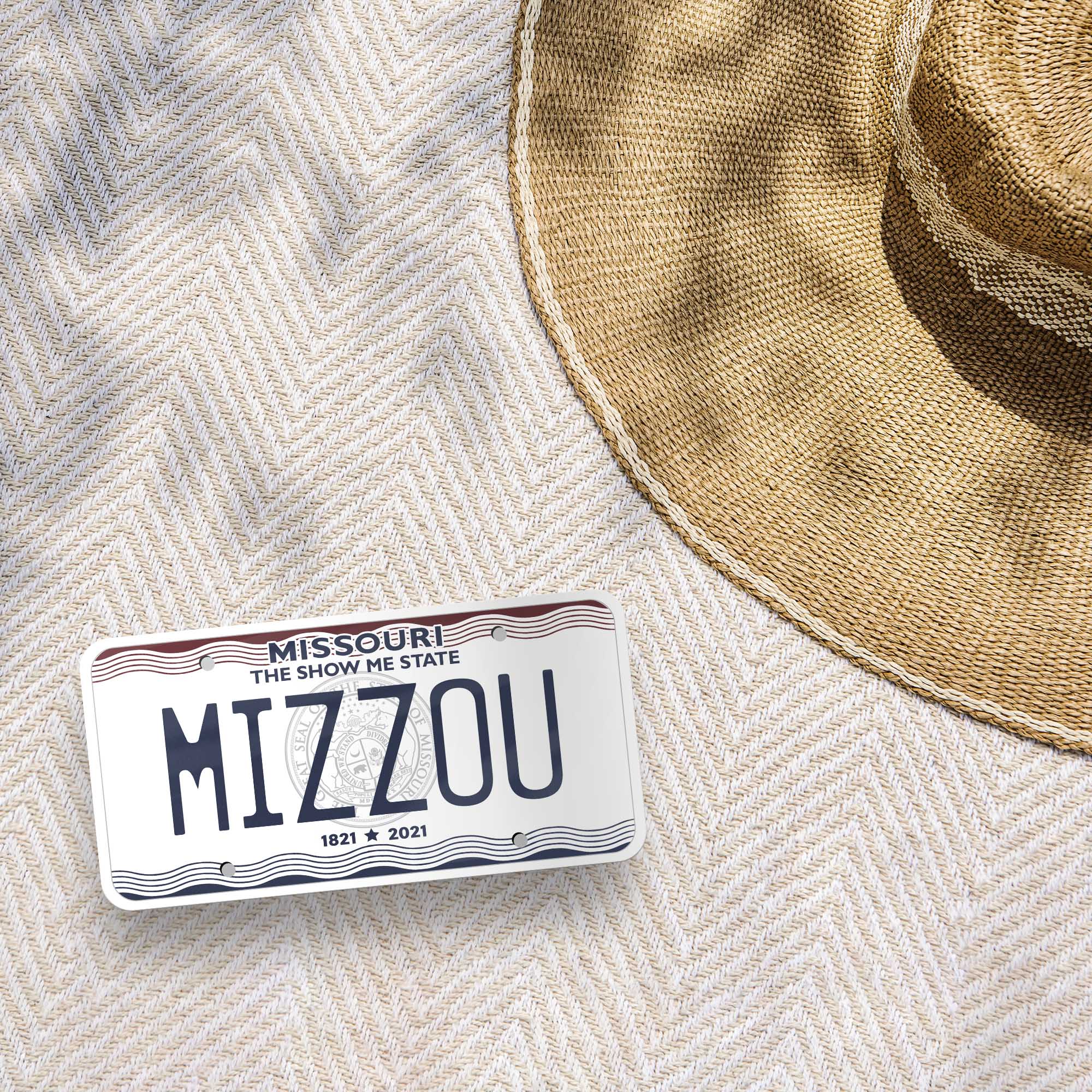 Mizzou Missouri License Plate Sticker