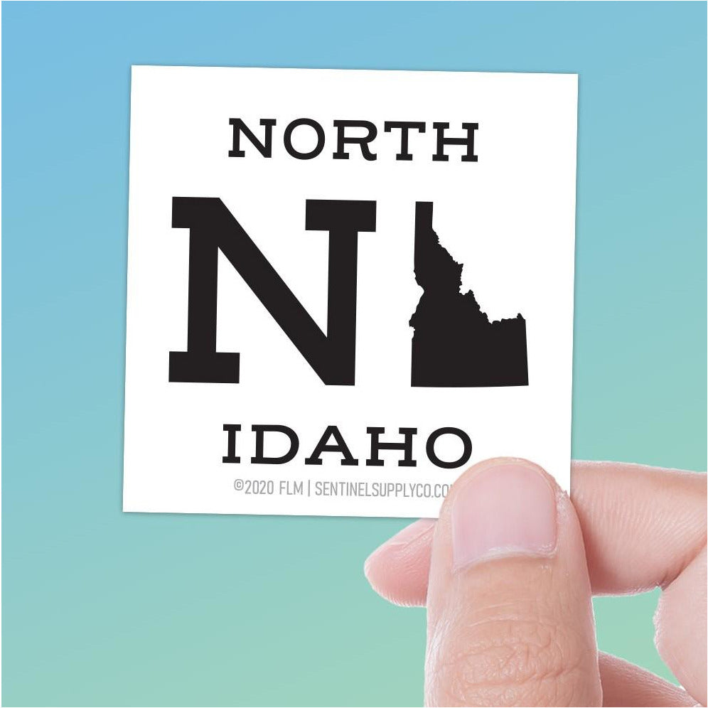 Mini Square North Idaho Sticker