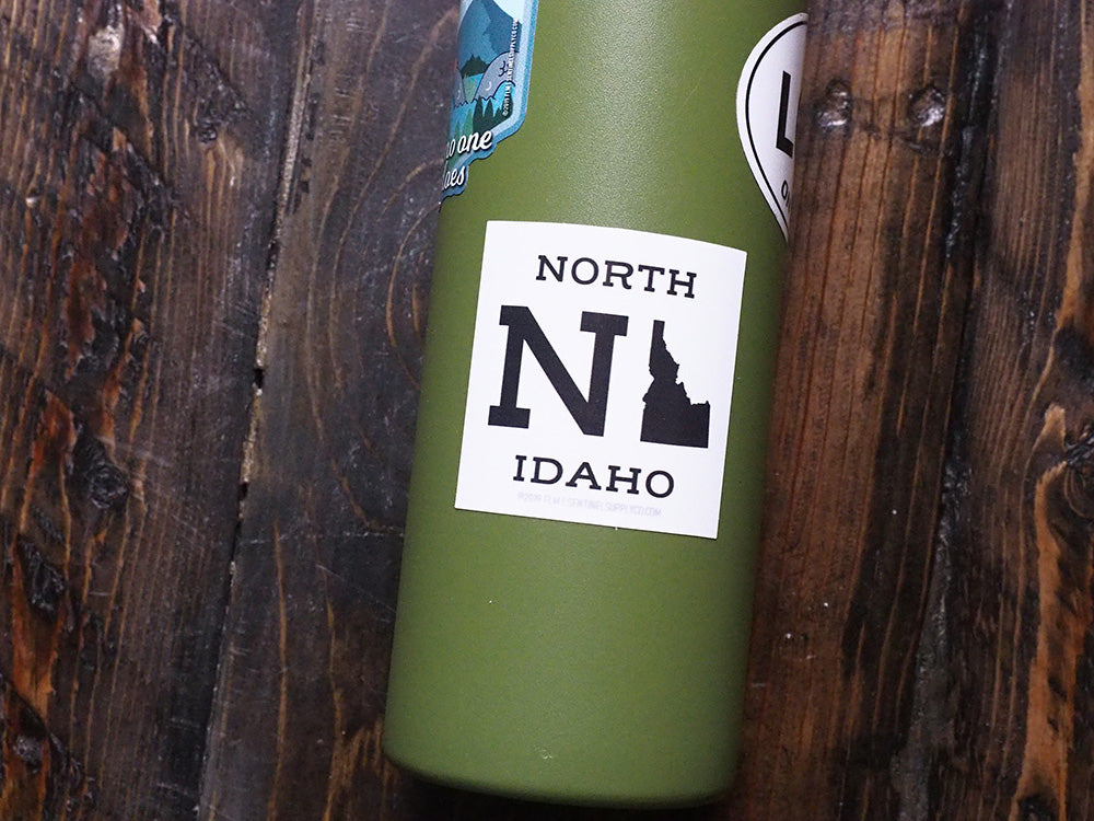 White Oval North Idaho Bumper Sticker