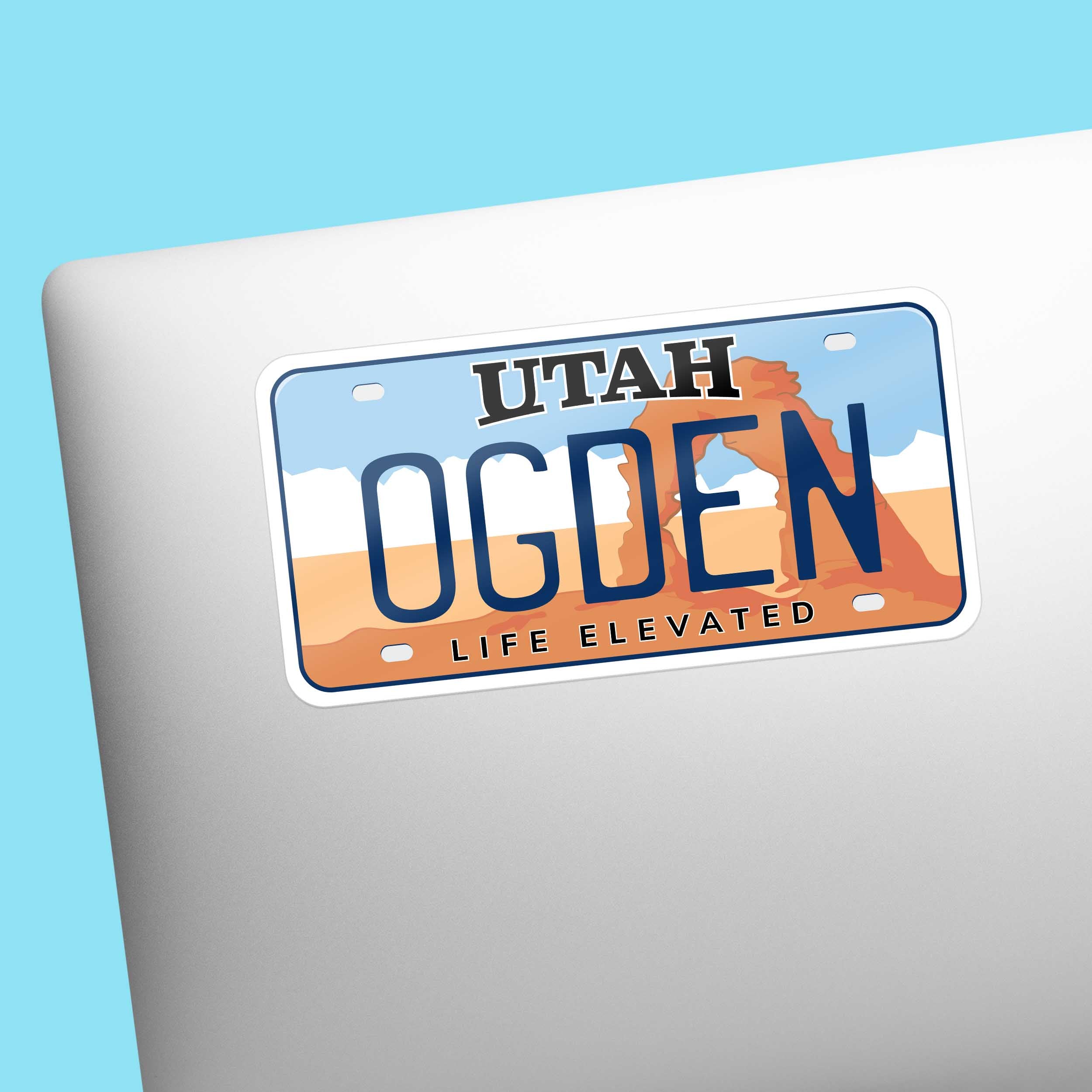 Utah License Plate Stickers - Choose Your UT City or National Park Decal