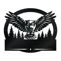 Owl in Flight Monogram