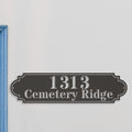 Personalized Horizontal Address Plaque
