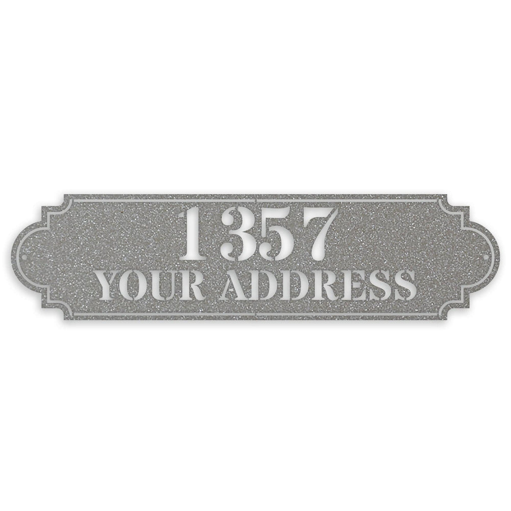 Personalized Horizontal Address Plaque